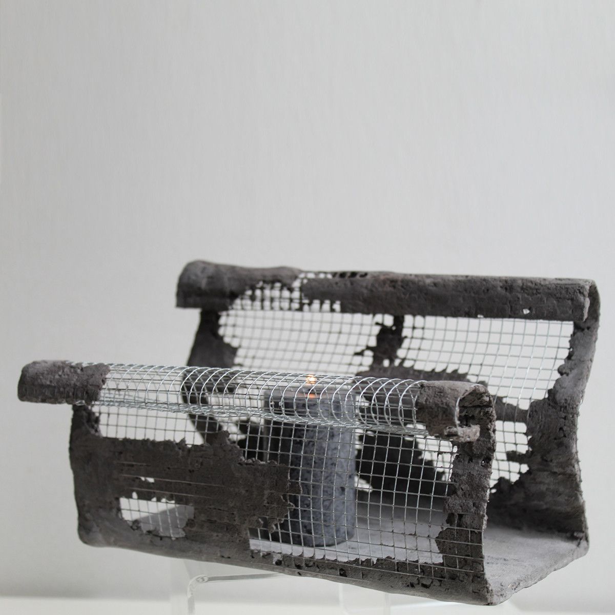 Photophore grillagé