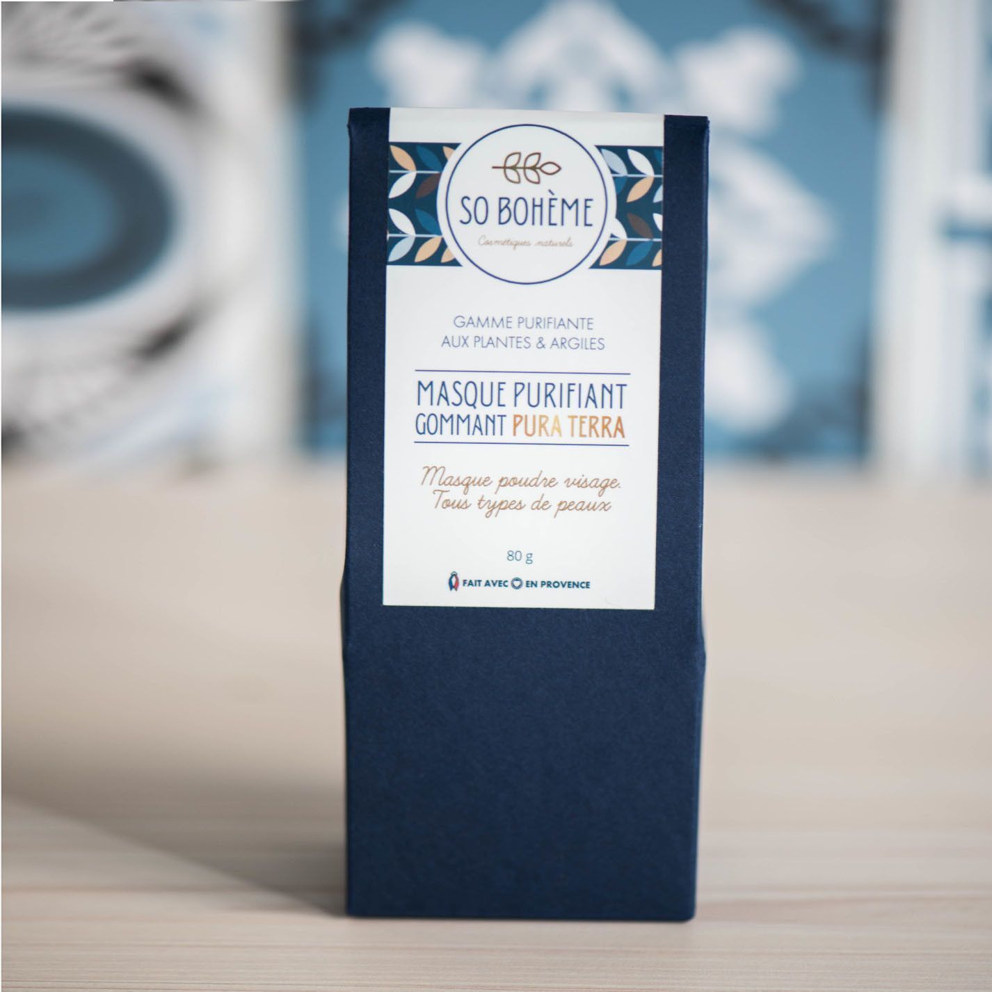 Masque Visage Bio Purifiant Gommant Pura Terra