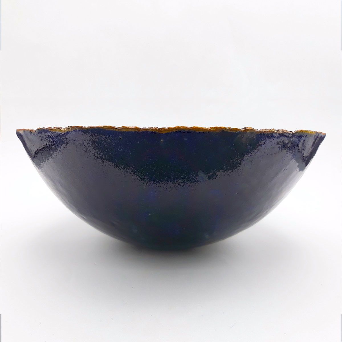 Saladier bleu profond