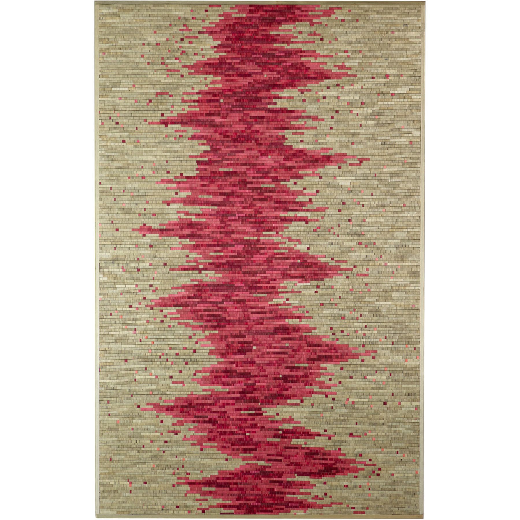 Tableau en marqueterie de paille