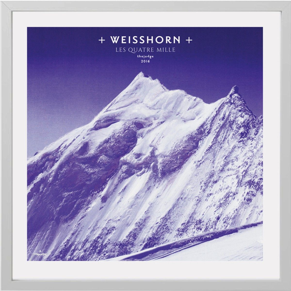 Weisshorn - Affiche Peinte